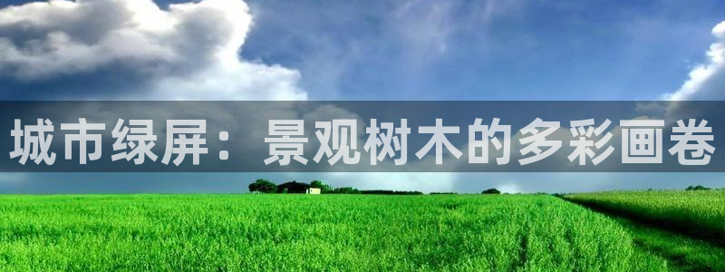 新宝gg棋牌：城市绿屏：景观树木的多彩画卷
