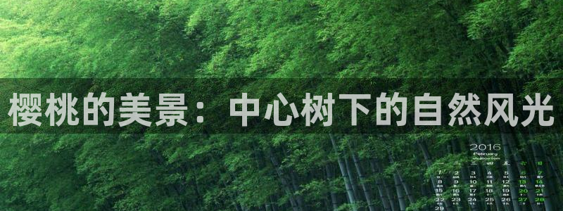 新宝gg资料：樱桃的美景：中心树下的自然风光